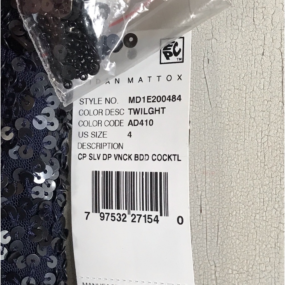Aiden Mattox Beaded and Sequined Dress - Picture 2 of 9